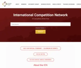 Internationalcompetitionnetwork.org(The ICN's mission statement) Screenshot