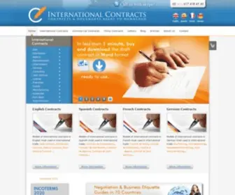 Internationalcontracts.net(International Contracts) Screenshot