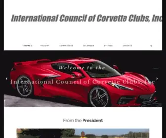 Internationalcouncilcorvette.com(National Corvette Club) Screenshot