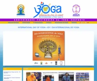 Internationaldayofyoga.com(Confederação Portuguesa do Yoga) Screenshot