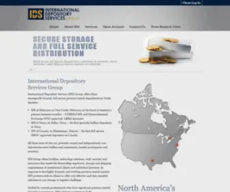 Internationaldepositoryservices.com(Gold, Silver Bullion Storage) Screenshot