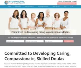 Internationaldoulainstitute.com(International Doula Institute has professional doulas providing emotional and physical support) Screenshot