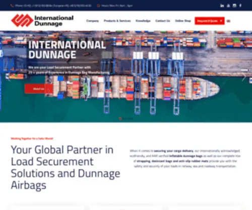 Internationaldunnage.com(International Dunnage) Screenshot