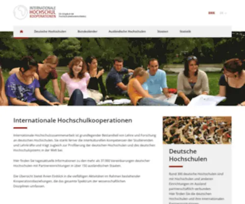 Internationale-Hochschulkooperationen.de(Internationale Hochschulkooperationen) Screenshot