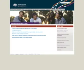Internationaleducation.gov.au(IE Home) Screenshot