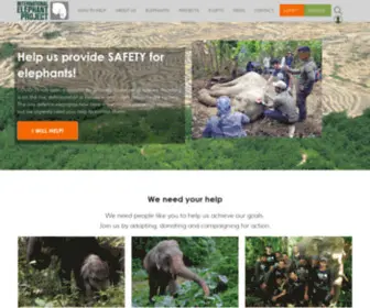 Internationalelephantproject.org(International Elephant Project) Screenshot