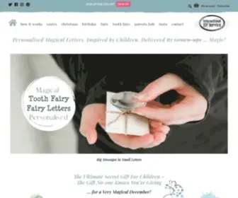 Internationalelfservice.com(Personalised Christmas Elf & Tooth Fairy Letters) Screenshot