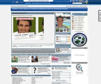 Internationalfootballacademies.com(International football academies (EIFA )) Screenshot