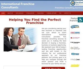 Internationalfranchiseconsultants.com(Franchise consulting and broker services. Franchise growth and development specialists) Screenshot