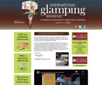 Internationalglampingweekend.com(International Glamping Weekend) Screenshot