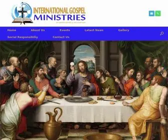 Internationalgospelministries.org.za(The Apostle heeded a calling from God through scripture) Screenshot