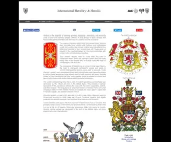 Internationalheraldry.com(Heraldry) Screenshot