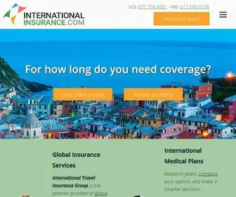 Internationalinsurance.com(International Insurance) Screenshot