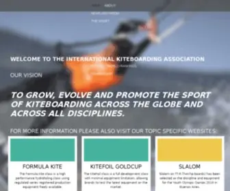 Internationalkiteboarding.org(The International Kiteboarding Association (IKA)) Screenshot