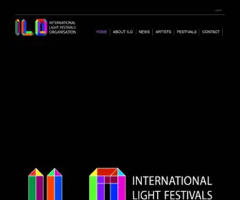 Internationallightfestivals.org(International Light Festivals Organization 3.0) Screenshot