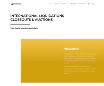 Internationalliquidations.ca(International Liquidations) Screenshot