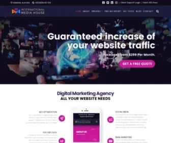 Internationalmediahouse.com(Digital Marketing Agency Adelaide) Screenshot