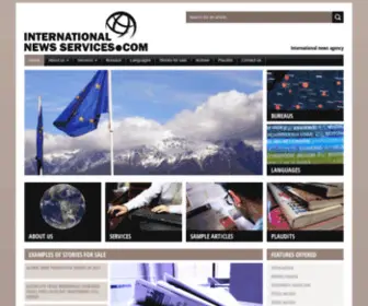 Internationalnewsservices.com(International news agency) Screenshot