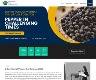 Internationalpepperconference.com(Internationalpepperconference) Screenshot