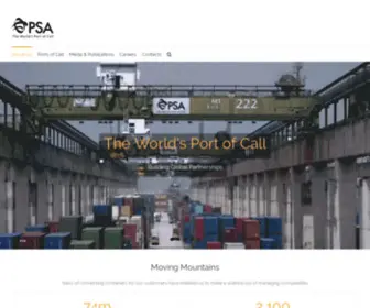 Internationalpsa.com(PSA International) Screenshot