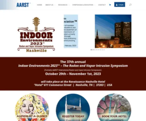 Internationalradonsymposium.org(Indoor Environments Association) Screenshot