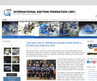 Internationalrafting.com(International Rafting Federation) Screenshot