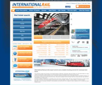 Internationalrail.com.au(International Rail) Screenshot