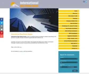 Internationalrealestateassets.com(International real estate) Screenshot