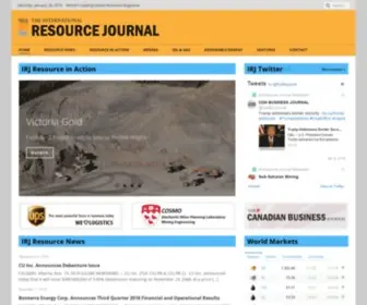 Internationalresourcejournal.com(The International Resource Journal) Screenshot