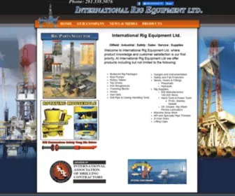 Internationalrig.com(International Rig Equipment) Screenshot