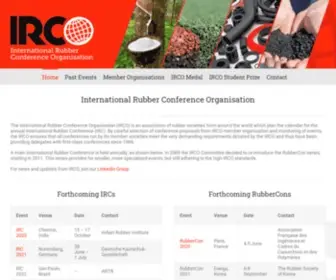 Internationalrubberconference.org Screenshot