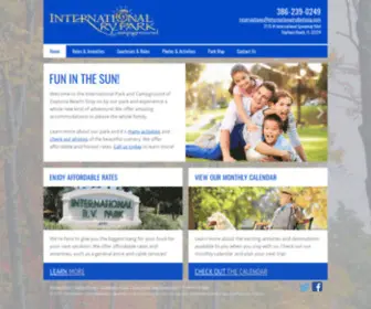 Internationalrvdaytona.com(RV and Camping in Daytona Beach FL) Screenshot