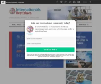 Internationals.sk(Internationals Bratislava) Screenshot