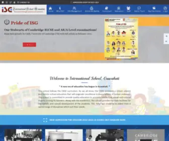 Internationalschoolguwahati.com(ISG) Screenshot