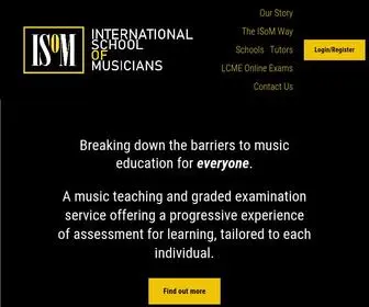 Internationalschoolofmusicians.org(International School of Musicians) Screenshot