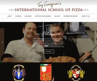 Internationalschoolofpizza.com(TONY GEMIGNANI'S INTERNATIONAL SCHOOL OF PIZZA) Screenshot
