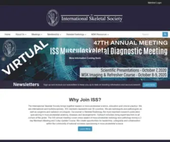 Internationalskeletalsociety.com(International Skeletal Society) Screenshot