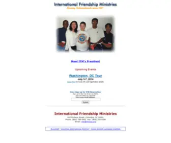 Internationalsonline.net(International Friendship Ministries) Screenshot