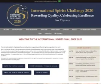 Internationalspiritschallenge.com(International Spirits Challenge 2020) Screenshot