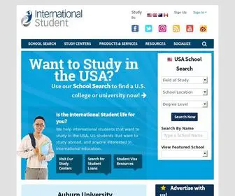 Internationalstudent.com(International Student and Study in the USA Center) Screenshot