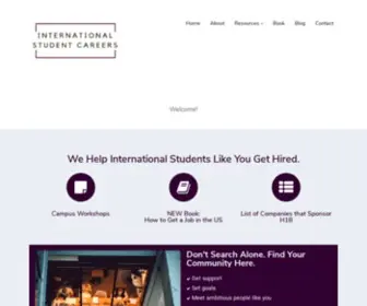 Internationalstudentcareers.com(International Student Careers) Screenshot