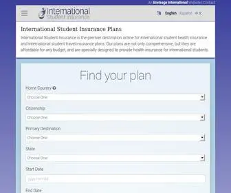 Internationalstudentinsurance.com(International Student Insurance) Screenshot