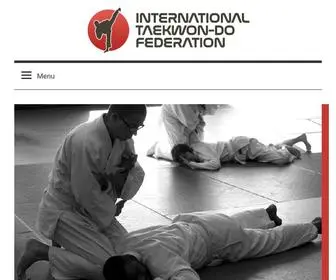 Internationaltaekwon-Dofederation.com(This post) Screenshot