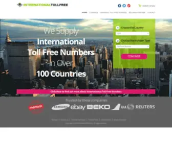 Internationaltollfree.co.uk(International Toll Free Numbers in over 100 Countries) Screenshot