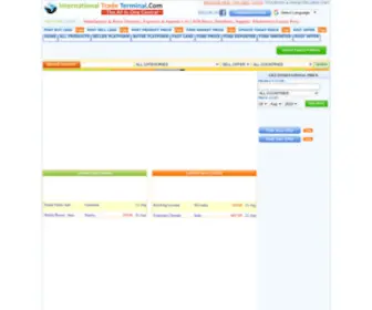 Internationaltradeterminal.com(International Trade) Screenshot