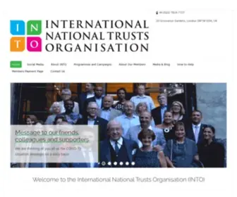 Internationaltrusts.org(The International National Trusts Organisation (INTO) is a non) Screenshot
