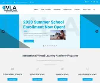 Internationalvla.com(International Virtual Learning Academy) Screenshot