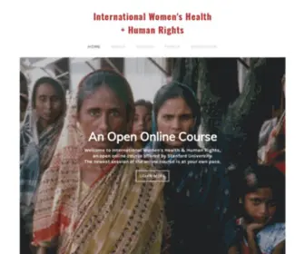 Internationalwomenshealth.org(International Women's Health and Human RIghts) Screenshot