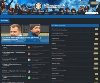 Internazionale.fr(Inter Milan : Communauté Francophone des Nerazzurri) Screenshot