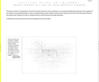 Internet-Atlas.net(Critical Atlas of Internet) Screenshot